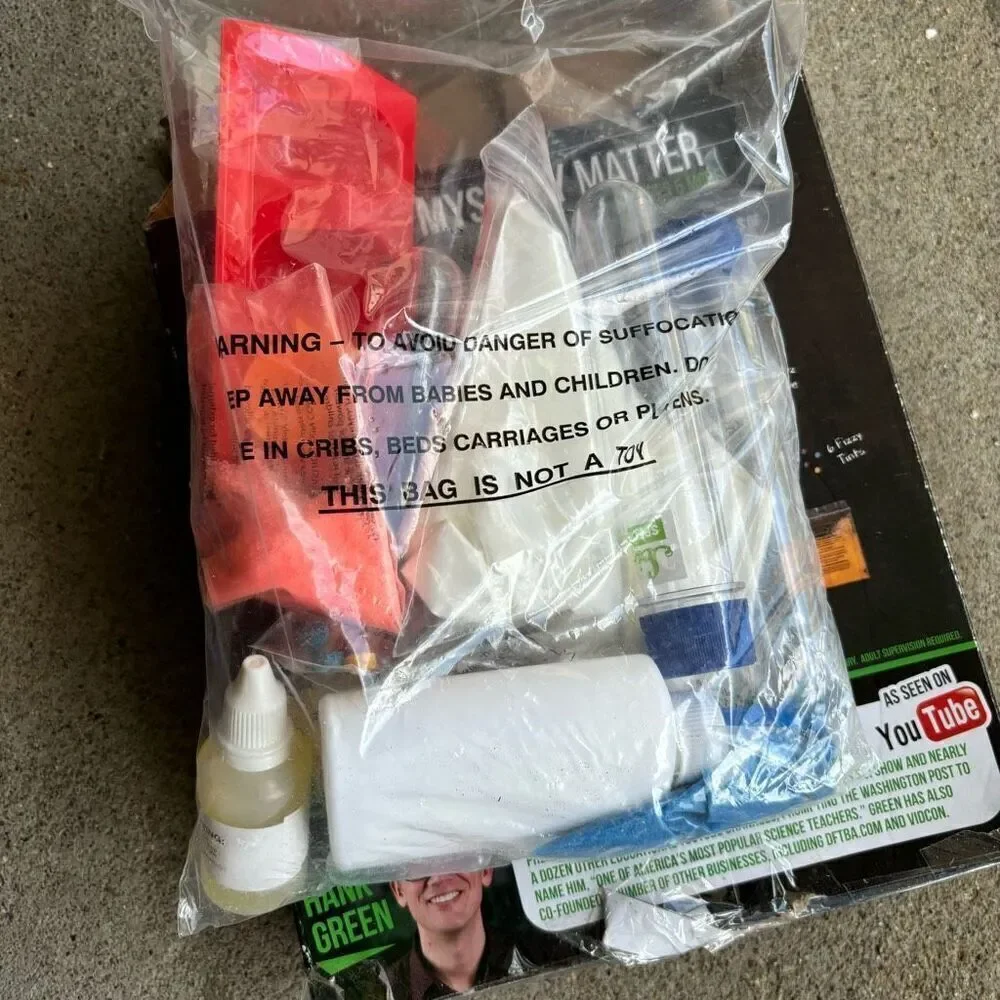 Universe Unboxed Mystery Matter Science Kit-Open Box-Complete